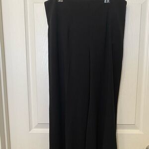Talbots Dress Pants w/ Side Zipper Black Size 2